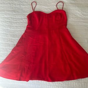 Abercrombie & fitch red strap dress.